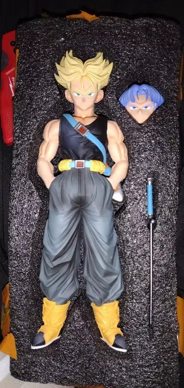 TRUNKS ✅SUPER SAYAN ACTION FIGURE DRAGON BALL Z STATUA 26 CM 🚛SPED.GRATUITA