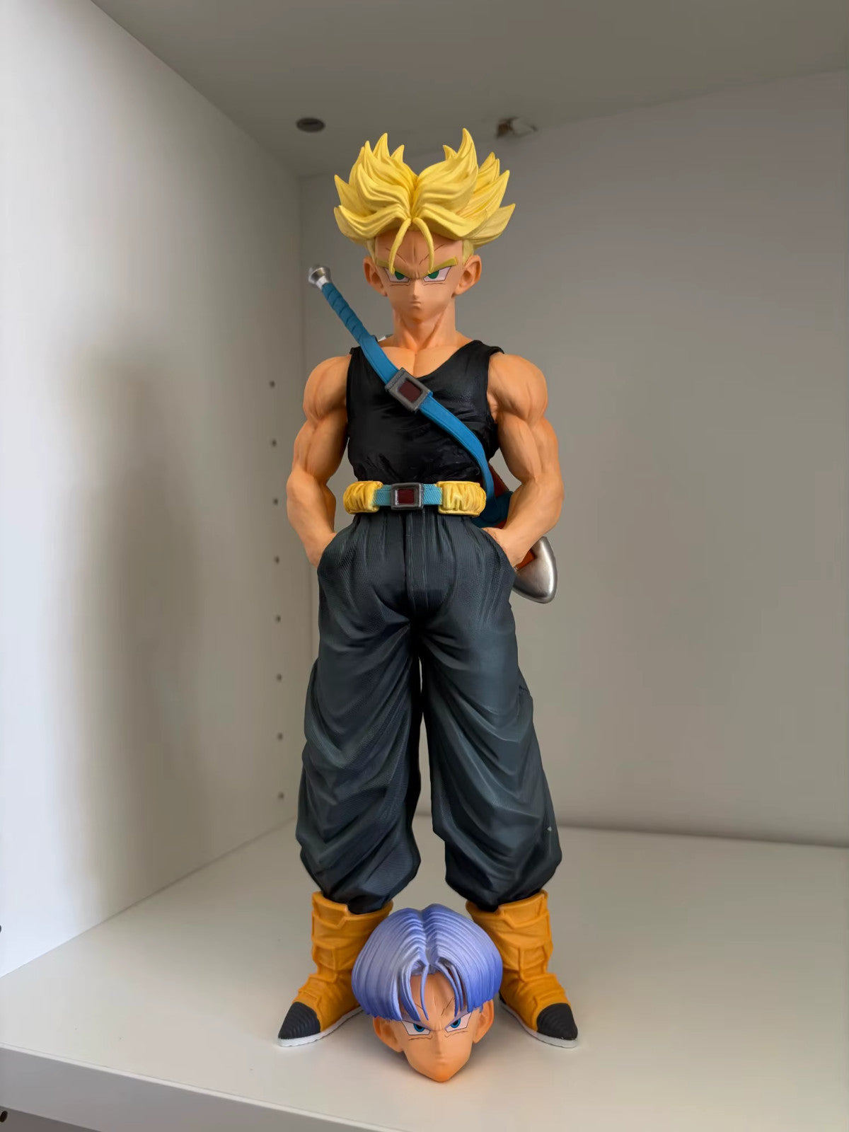 TRUNKS ✅SUPER SAYAN ACTION FIGURE DRAGON BALL Z STATUA 26 CM 🚛SPED.GRATUITA