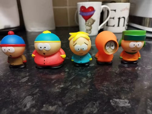 ✅ South Park Action Figure 5pcs 6cm  Stan, Eric & Friends PVC SPED.GRATUITA