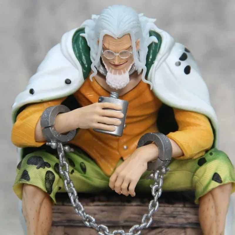 One Piece Silvers Rayleigh Action Figure 16cm PVC Anime Da Collezione✅