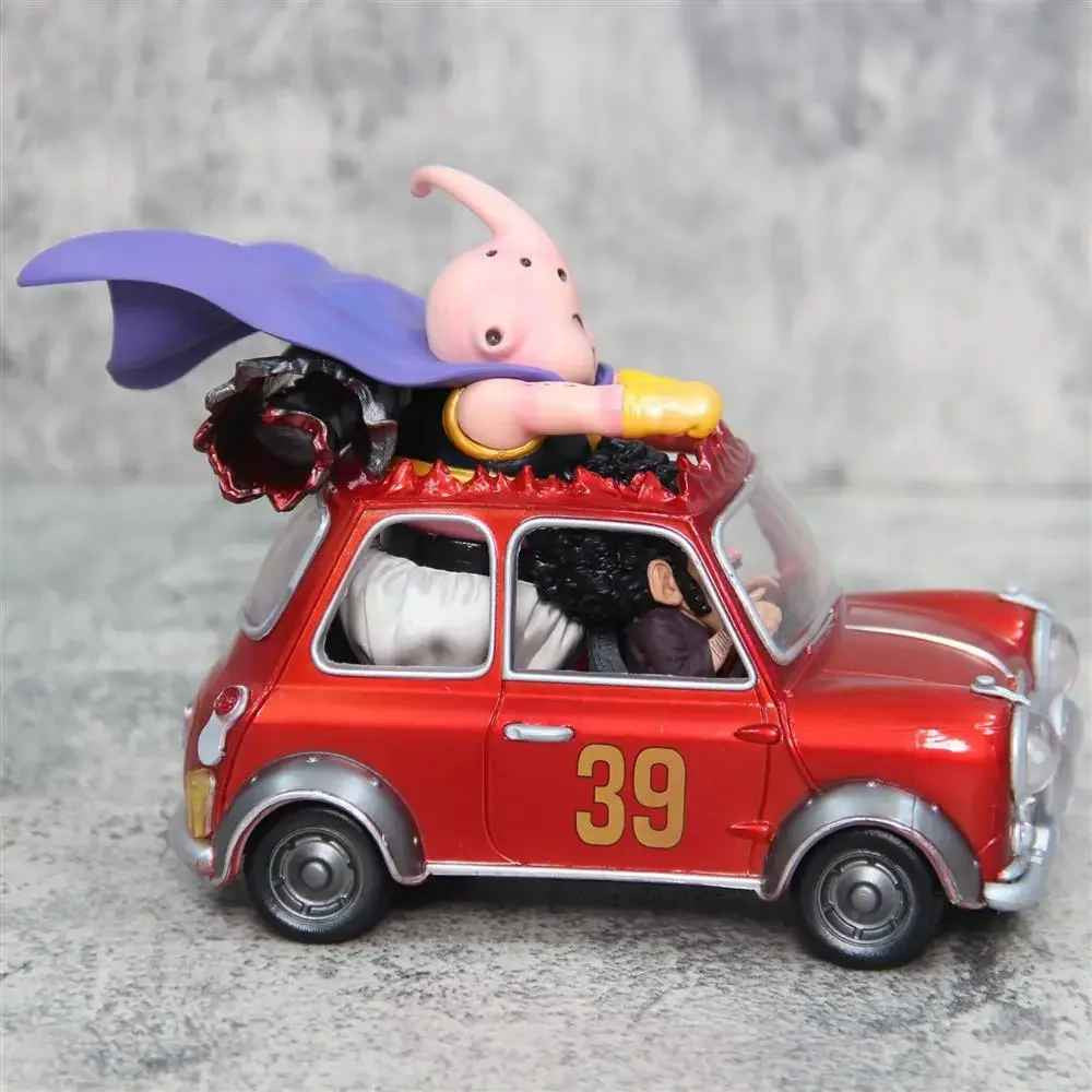 🚗 Majin Buu & Mr. Satan in Auto – Dragon Ball Z Figura 12cm 🎉