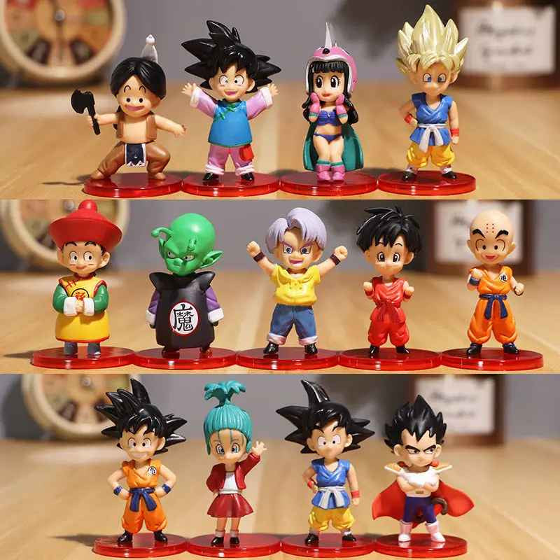 Dragon Ball Z Super Saiyan Son Goku Anime Figure Son Gohan Vegeta Broly Piccolo