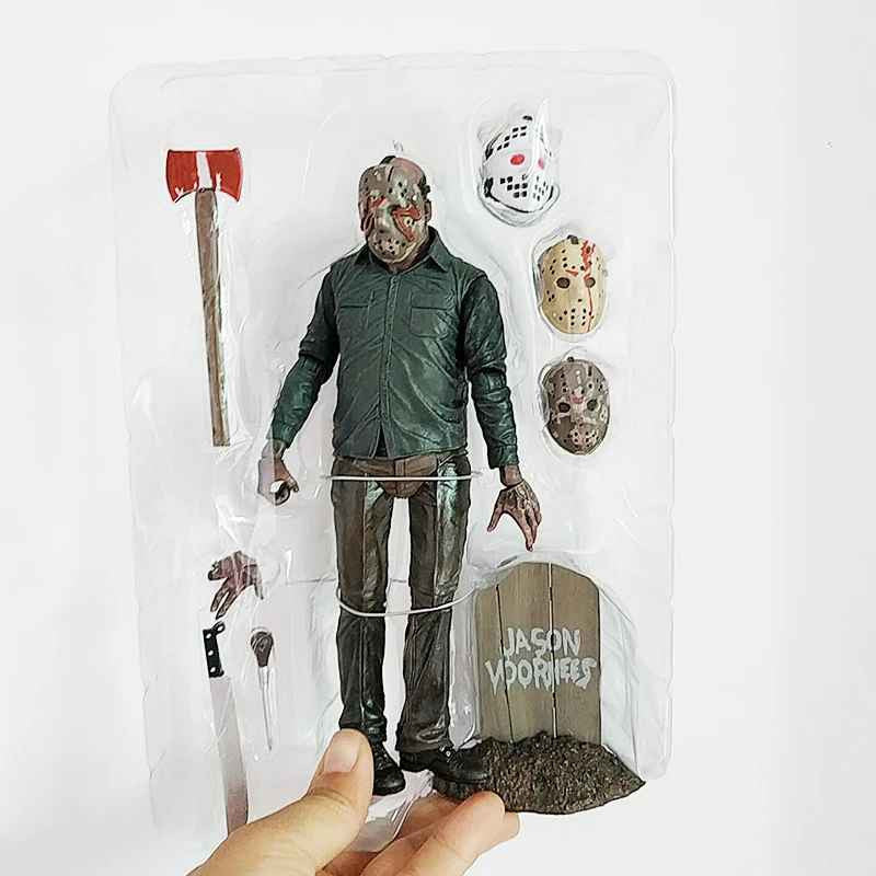 NECA Venerdì 13th Freddy Jason Action Figure+ SCATOLA ORIGINALE 🚛Sped.Gratuita