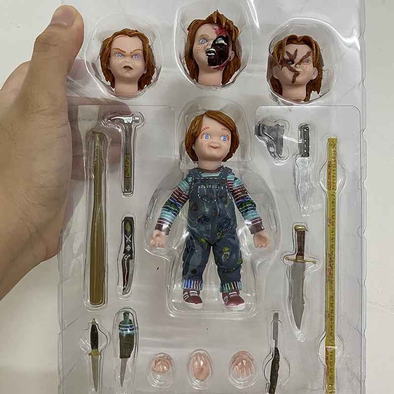 CHUCKY ULTIMATE✅ ACTION FIGURE NECA 10CM CON 🎀SCATOLA ORIGINALE + SPED GRATUITA