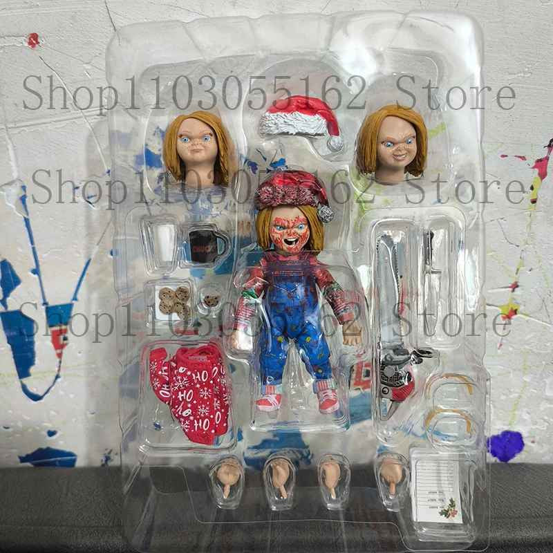 CHUCKY ULTIMATE✅ ACTION FIGURE NECA 10CM CON 🎀SCATOLA ORIGINALE + SPED GRATUITA