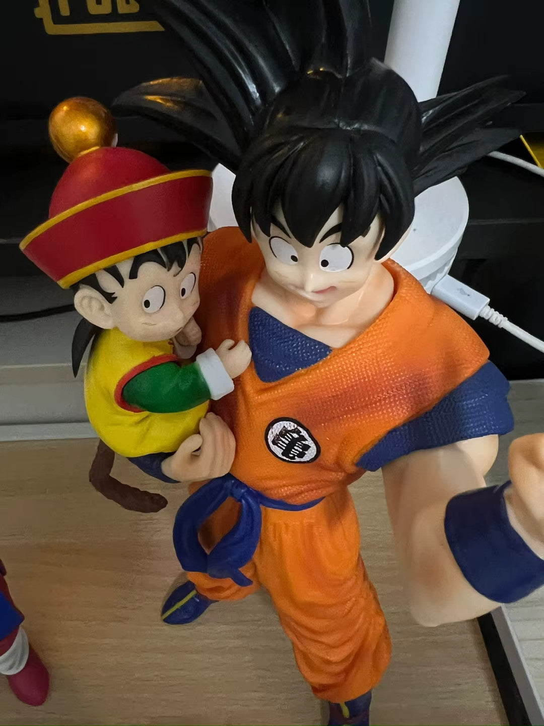 DRAGON BALL Z ACTION FIGURE SON GOKU E GOHAN 29 CM