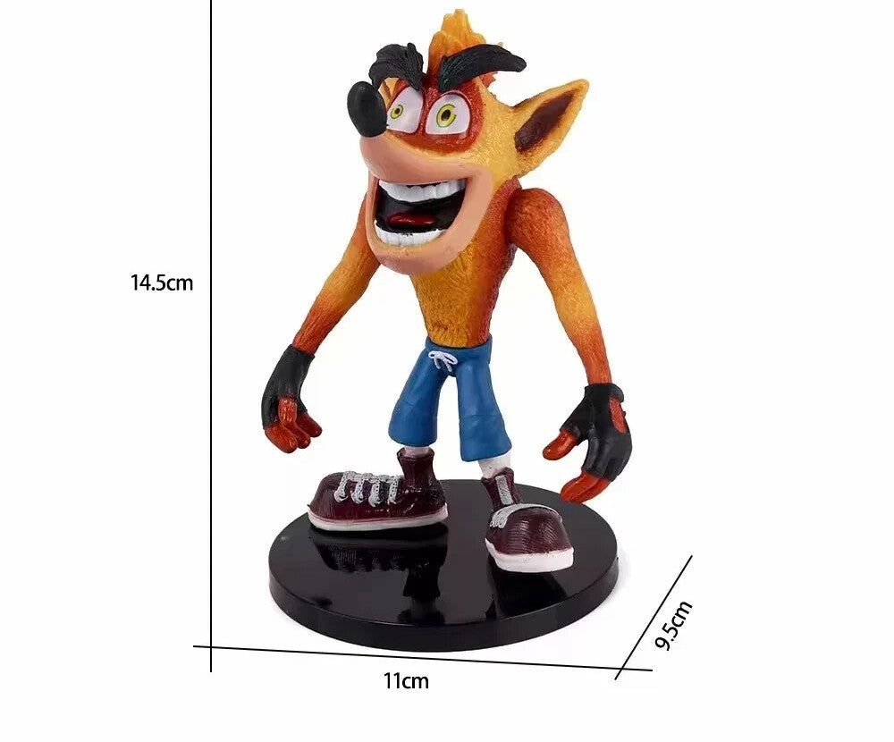 Crash Bandicoot 14,5 CM Action figure , Decorazione, Auto, Casa, 🚛SPED.GRATUITA
