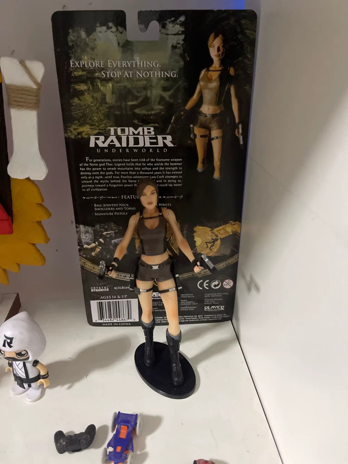 ✅ Figurine NECA Lara Croft Tomb Raider 18cm CON SCATOLA ORIGINALE