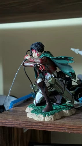 🔥Rival Ackerman Action Figure 18cm Levi PVC Modello da Collezione 📦