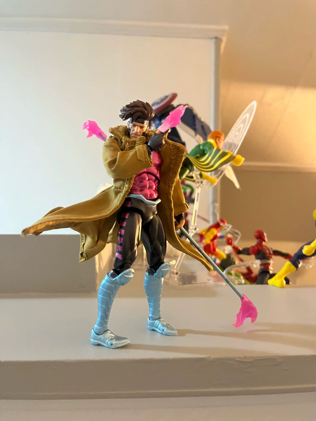 Ct Toys Gambit Figure Mafex 131 X-Men Wolverine 🐺 SHF Anime Action Figure