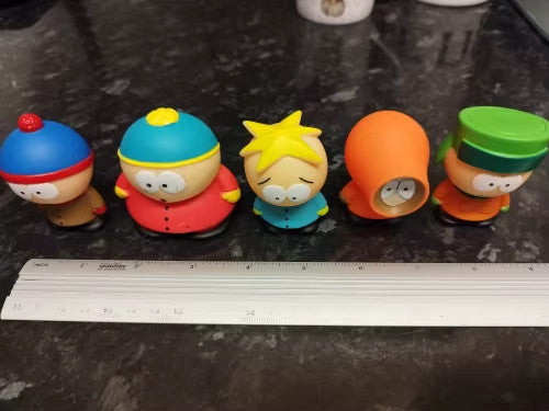 ✅ South Park Action Figure 5pcs 6cm  Stan, Eric & Friends PVC SPED.GRATUITA