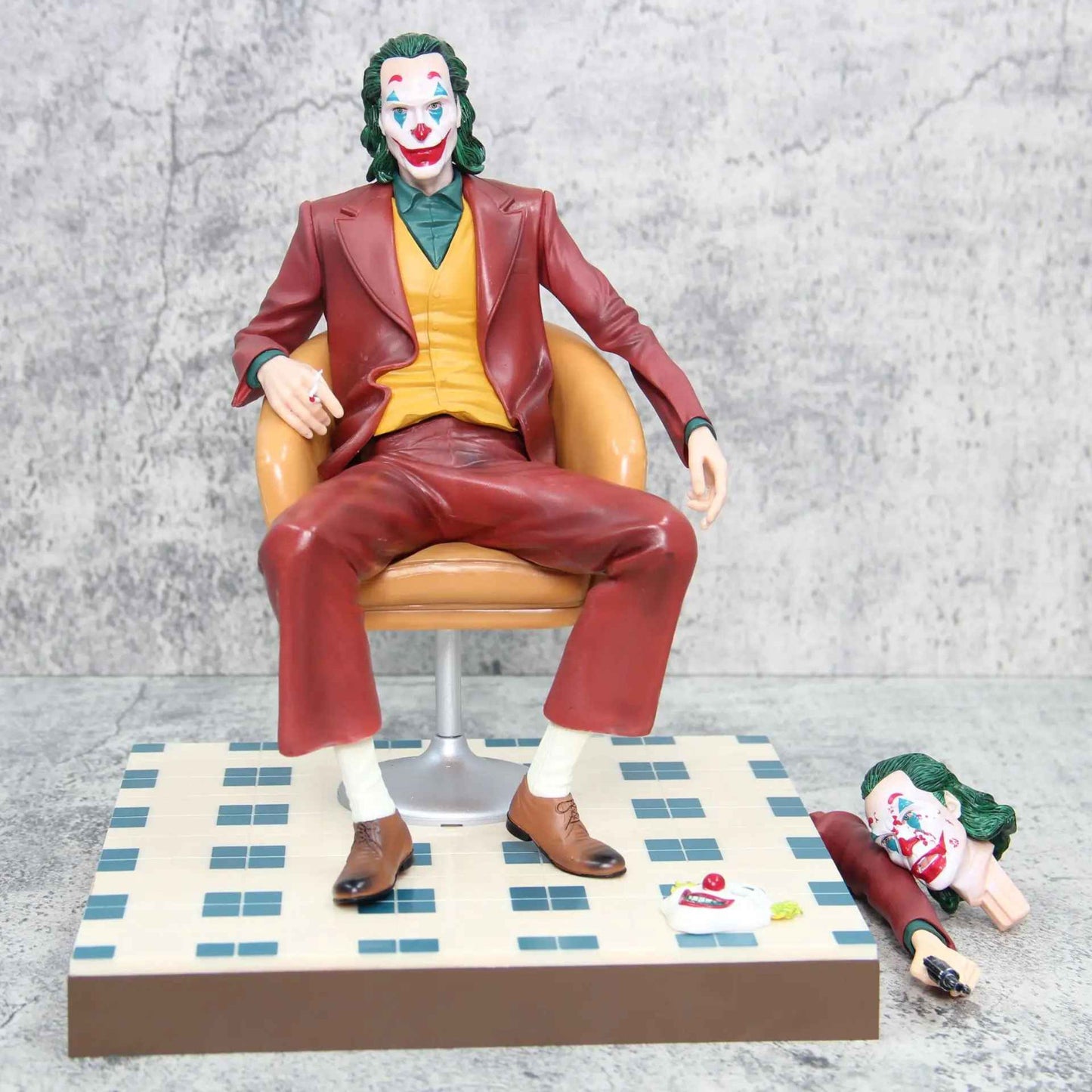✅ Action Figure 28 cm Joker Seduto CON SCATOLA+🚛SPED.GRATUITA