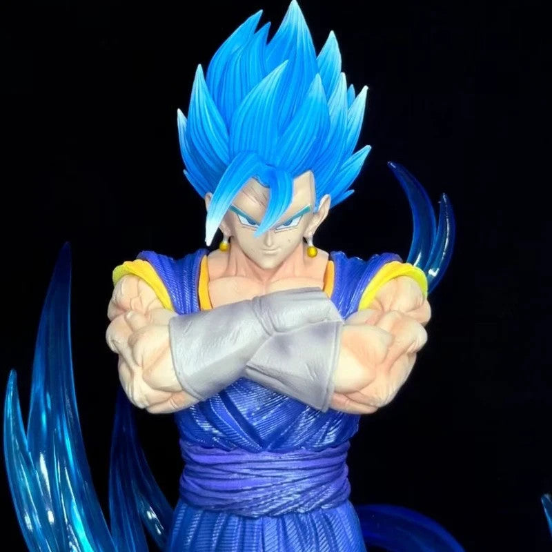 33CM Anime Dragon Ball Z Vegetto Super Saiyan Blue Figure Gk