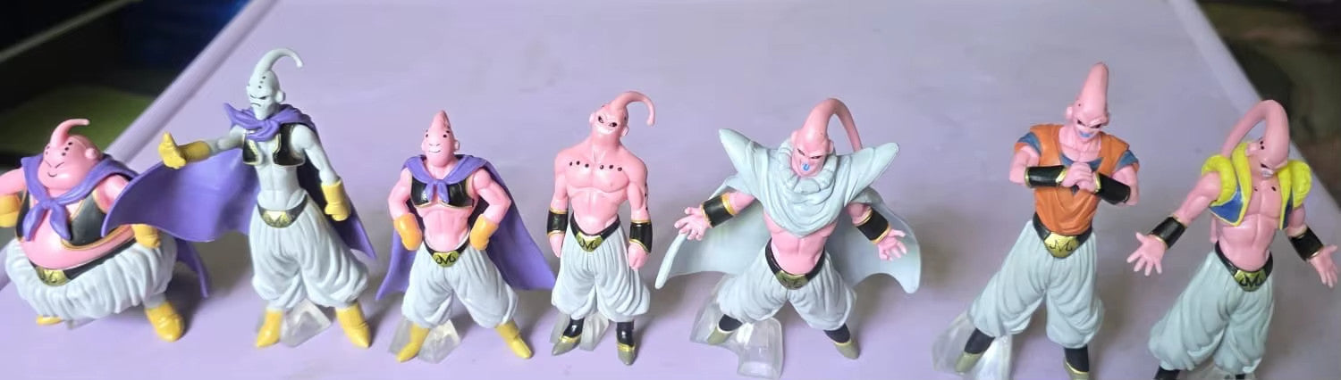 MAJIN BUU ACTION FIGURE SET COMPLETO DRAGONBALL Z GT MAJIN BU 8 Pz ✅SPED.GRATIS
