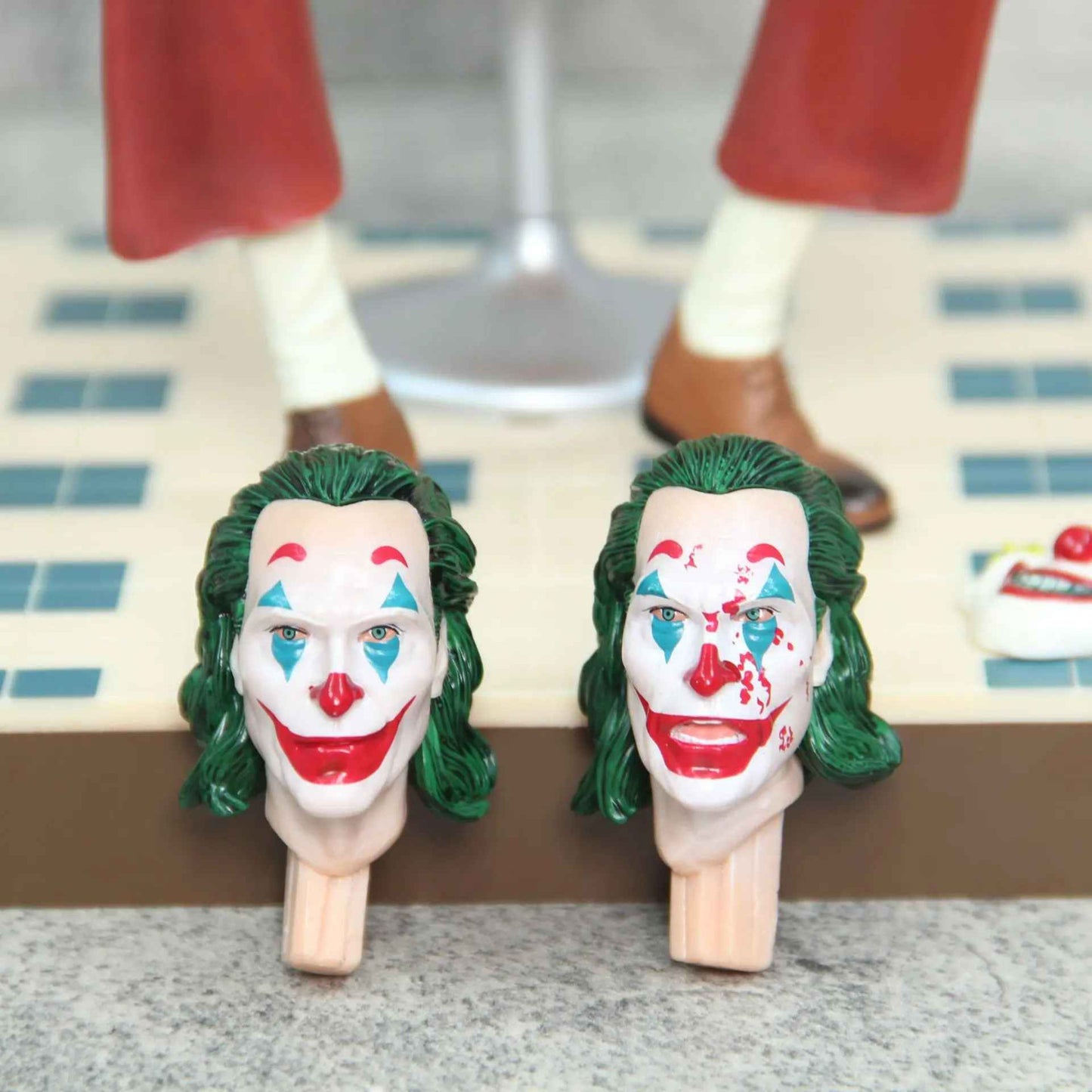 ✅ Action Figure 28 cm Joker Seduto CON SCATOLA+🚛SPED.GRATUITA