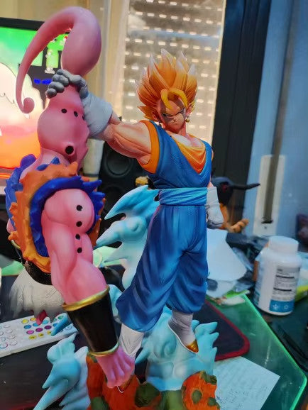 Action Figure Dragon Ball Vegito Vs Majin Buu 30 Cm Da Collezione CON SCATOLA