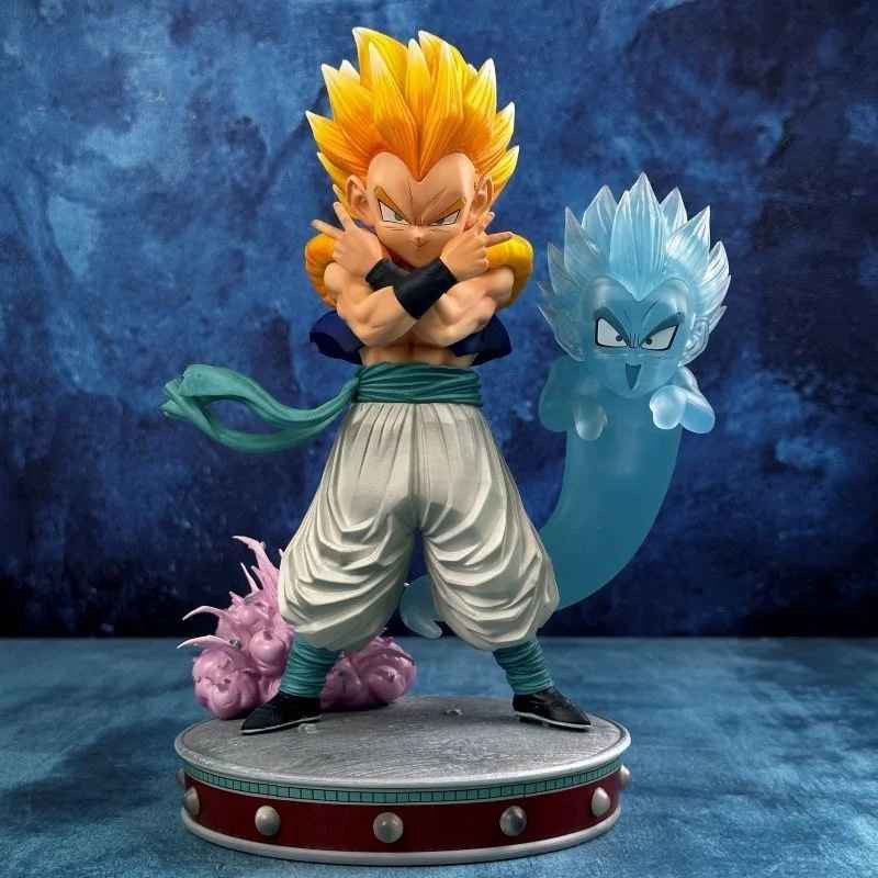 🔥 Dragon Ball Z Gotenks SSJ3 Figure 25cm – Super Saiyan Action! 🟡