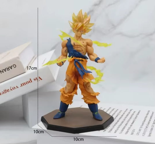 Goku Super Saiyan Action Figure Dragon Ball Z 17cm Statuetta Collezione Anime