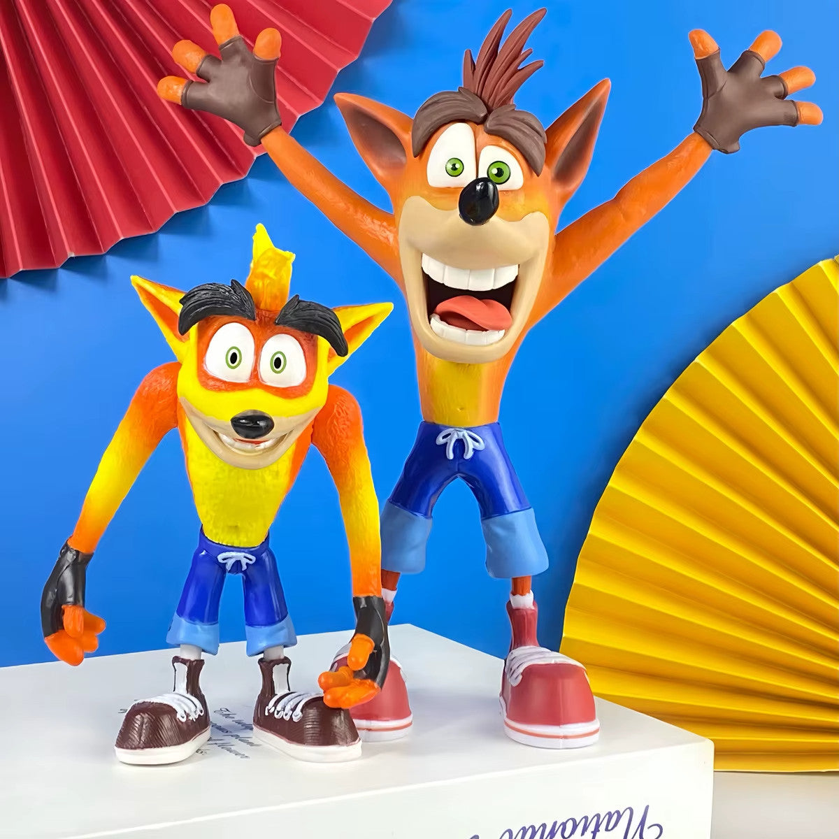 20cm Crash Bandicoot Anime Figure Peripheral Kawaii ✅SPEDIZIONE GRATUITA