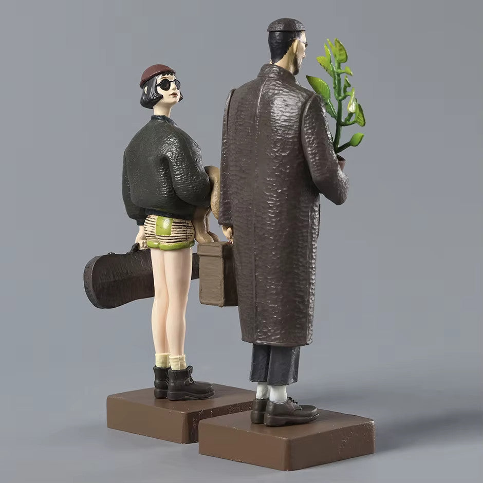 Leon  e Mathilda PVC Action Figure CON SCATOLA ✅ 16cm e 14cm SPED GRATUITA