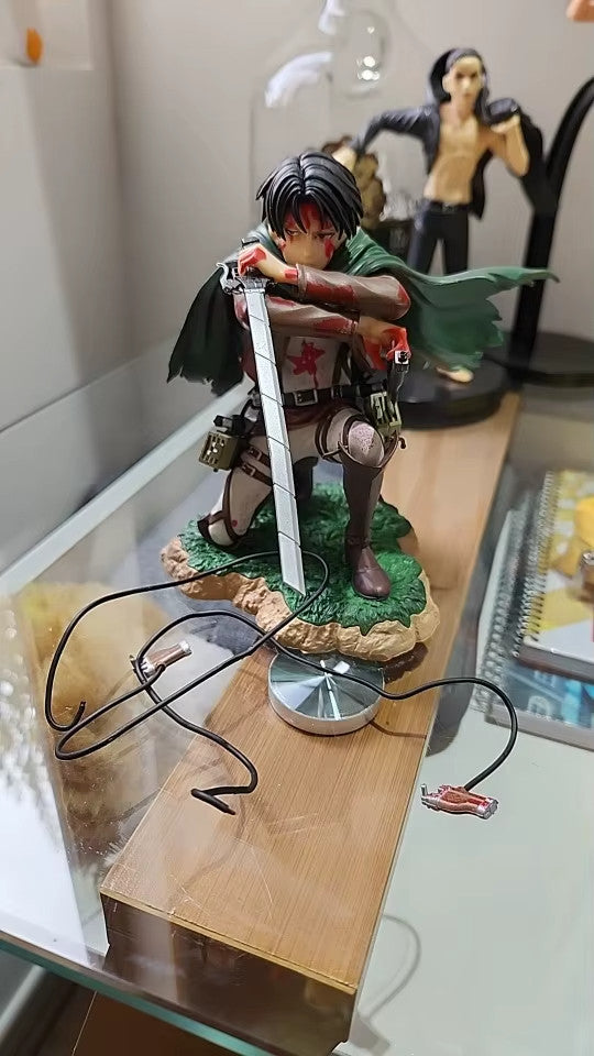 🔥Rival Ackerman Action Figure 18cm Levi PVC Modello da Collezione 📦