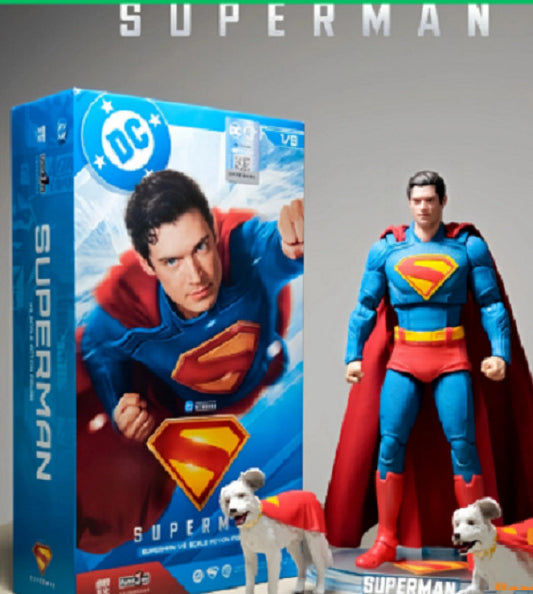 19 cm Fondjoy David Corenswet Superman Action Figure PVC ✅CON SCATOLA