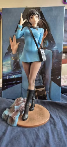 Star Trek 20CM Bishoujo Vulcan Science Officer Anime Action Figure CON SCATOLA