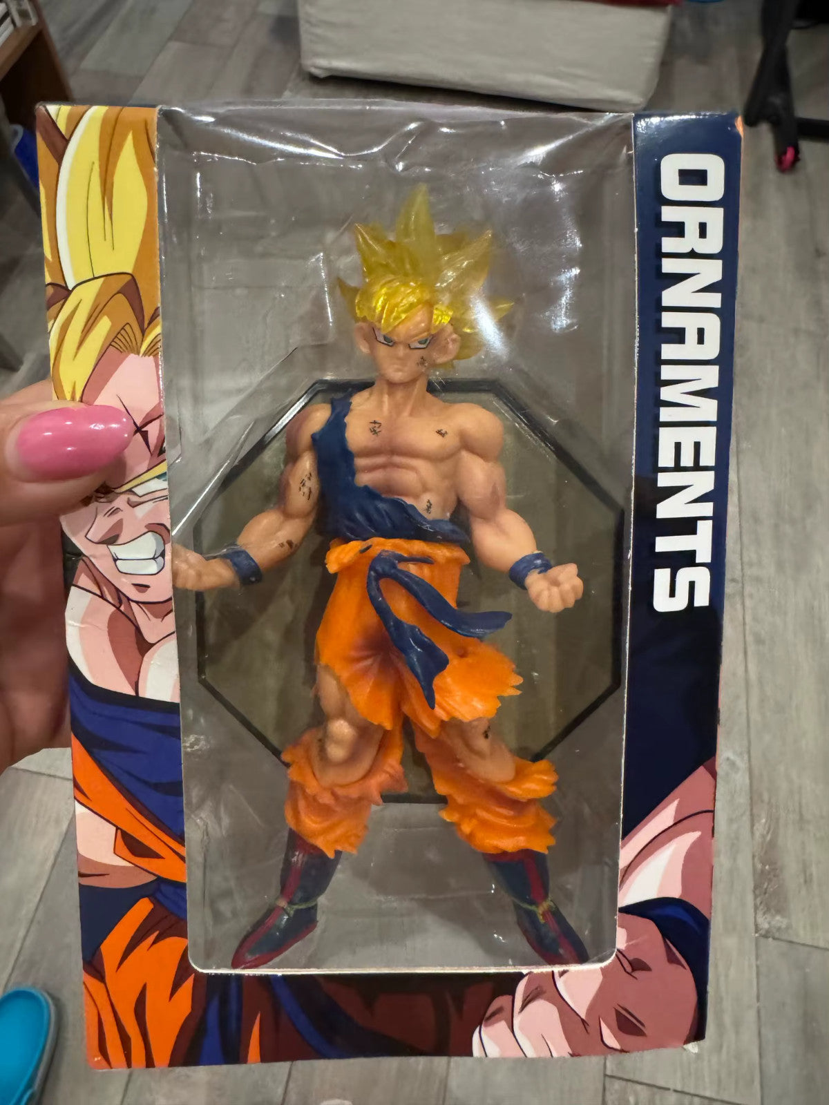 Goku Super Saiyan Action Figure Dragon Ball Z 17cm Statuetta Collezione Anime