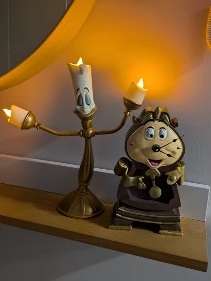 La Bella E La Bestia Lampada Cogsworth Mr Orologio 24,32 cm Action Figure