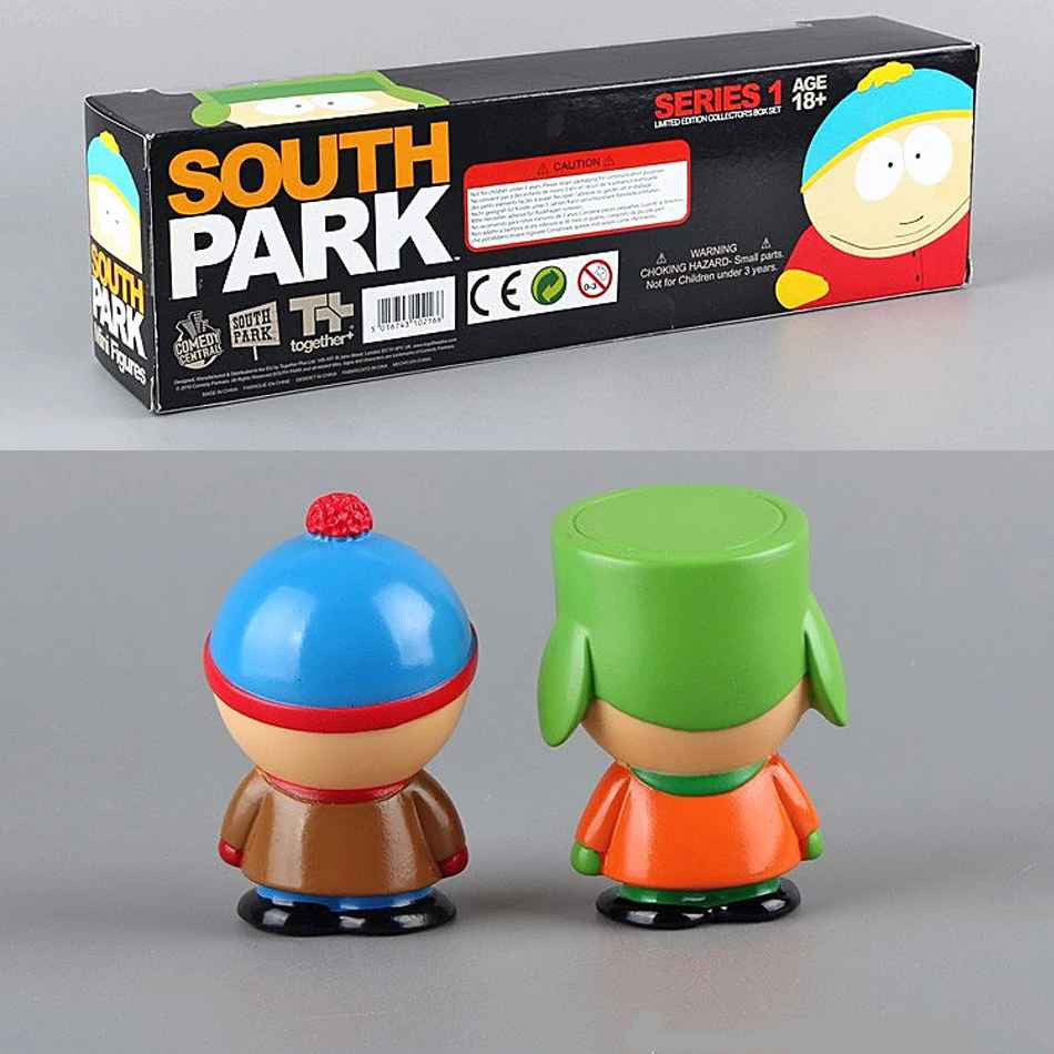 ✅ South Park Action Figure 5pcs 6cm  Stan, Eric & Friends PVC SPED.GRATUITA