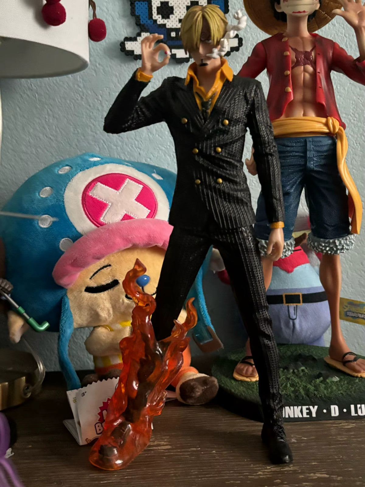 ✅ 32cm One Piece Vinsmoke Sanji Anime Action Figure PVC 🚛 SPED.GRATUITA