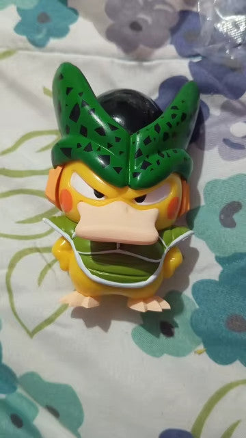 🧠 Dragon Ball Z Cell x Psyduck 10-12cm – Action Figure Cosplay Unico! 💥
