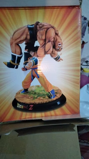 ✅ Dragon Ball Z Action Figure Goku Nappa PVC 23cm Action Figure CON SCATOLA