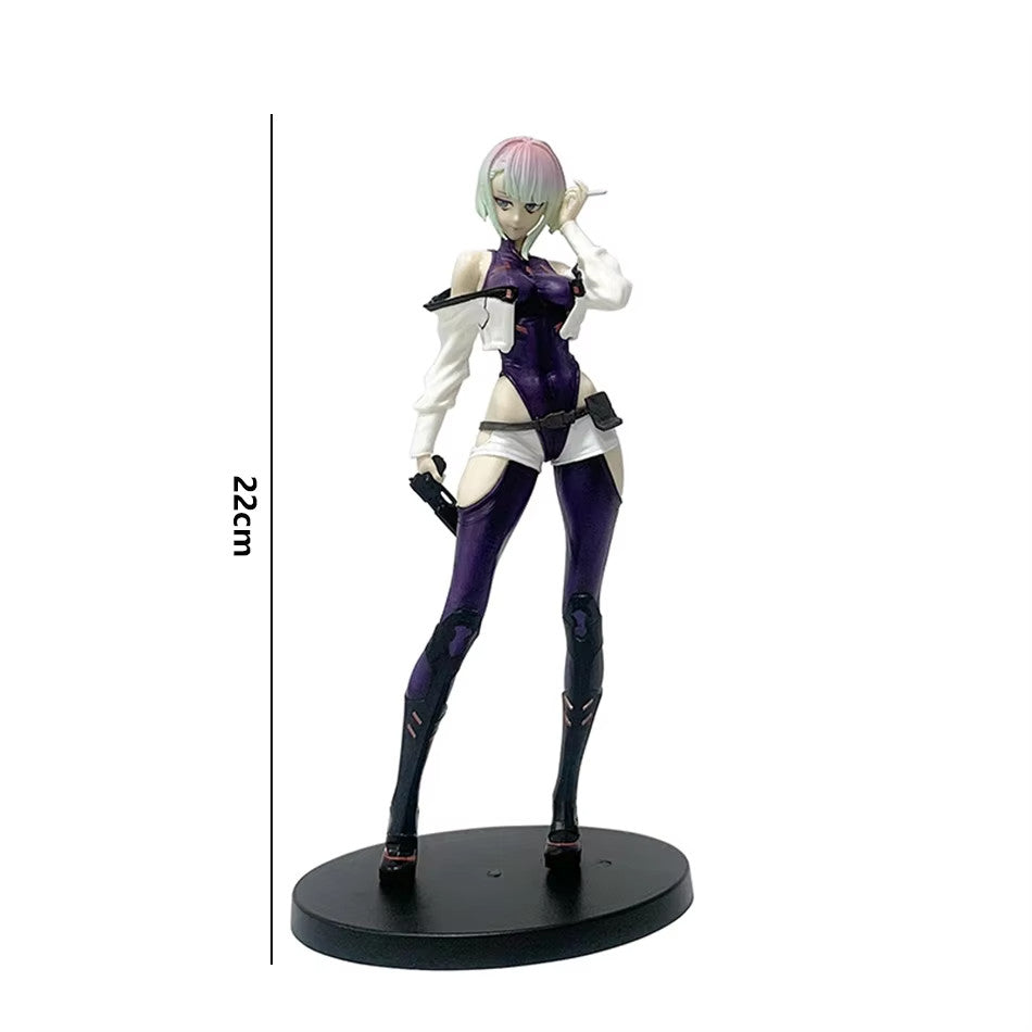 Hot CyberpunK edgerunners Anime Figure #2077 Super Hacker Edge Walker Lucy