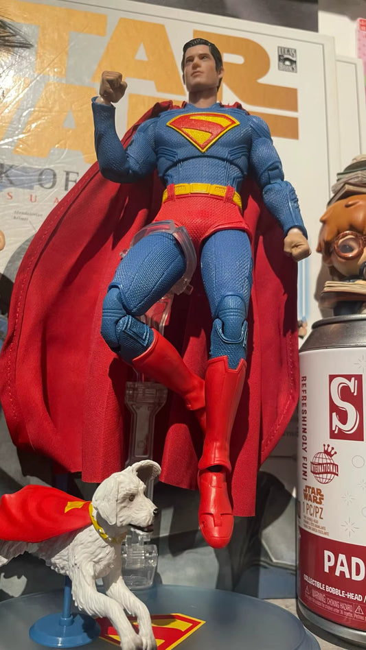 19 cm Fondjoy David Corenswet Superman Action Figure PVC ✅CON SCATOLA