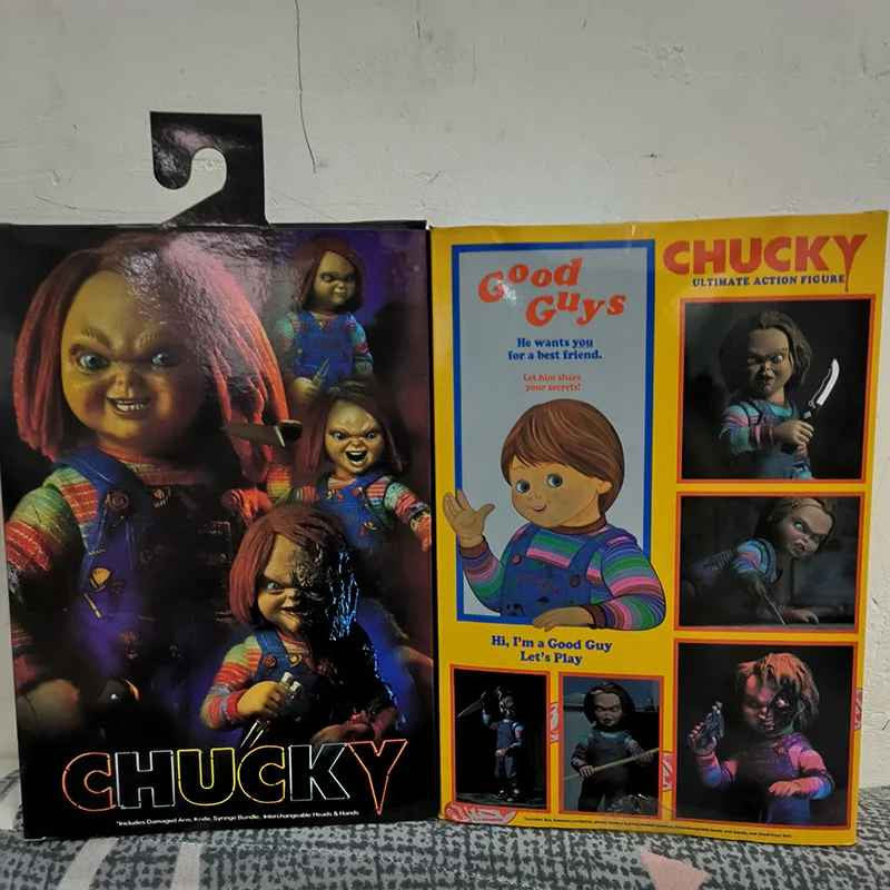 CHUCKY ULTIMATE✅ ACTION FIGURE NECA 10CM CON 🎀SCATOLA ORIGINALE + SPED GRATUITA